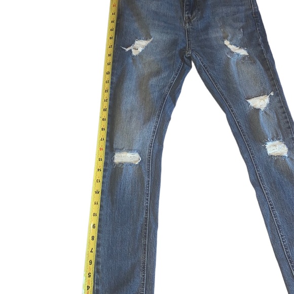 ⭐️PRICE IS FIRM⭐️ Men’s Empyre Verge Lap Blue Distressed Tapered Skinny Jeans - Picture 14 of 14